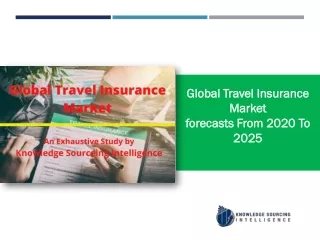 A comprehensive study on Global Travel Insurance Market