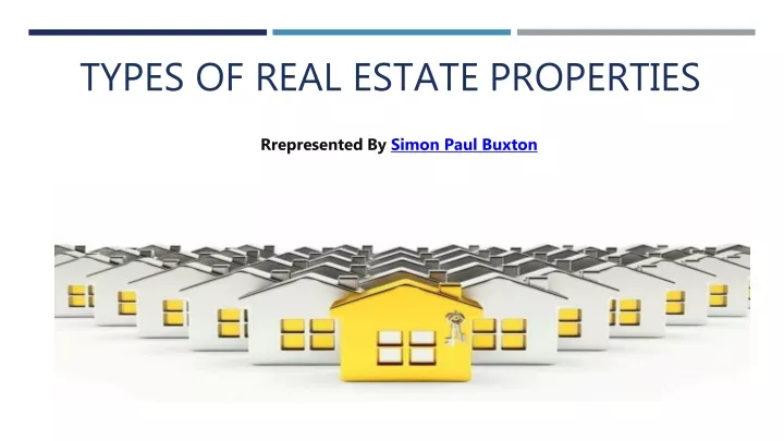 types of real estate properties