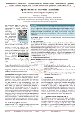 international journal of trend in scientific