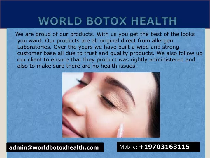 world botox health