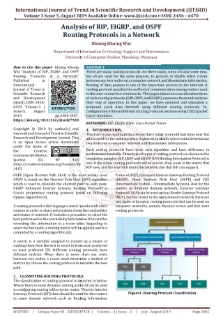 international journal of trend in scientific