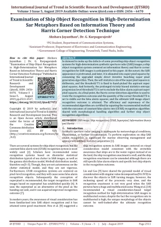 international journal of trend in scientific