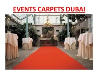 events carpets dubai