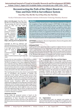 international journal of trend in scientific