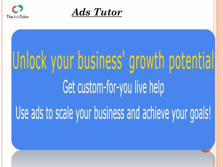 ads tutor