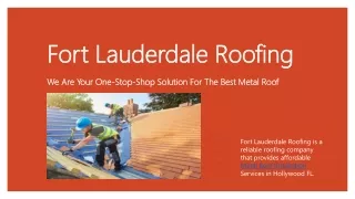 Best Roofing Company Pembroke Pines FL
