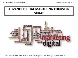 Advance digital marketing Course in surat