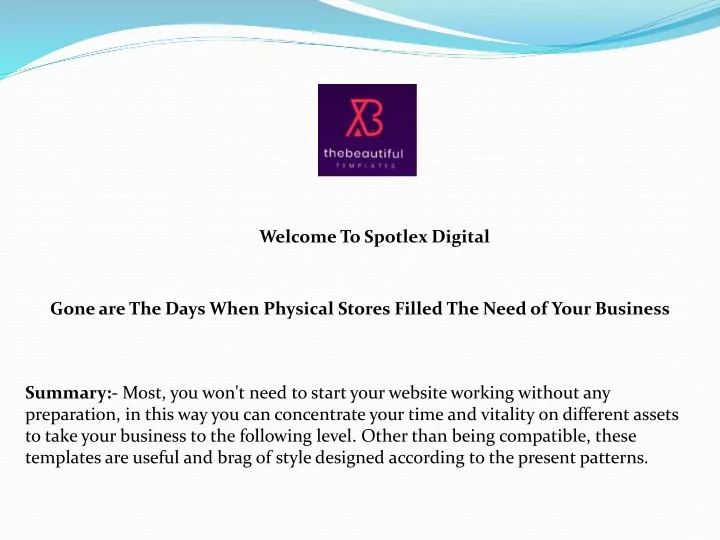 welcome to spotlex digital