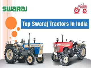 Top Swaraj Tractors in India