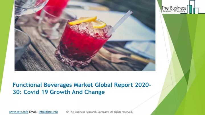 functional beverages market global report 2020 30 covid 19 growth and change