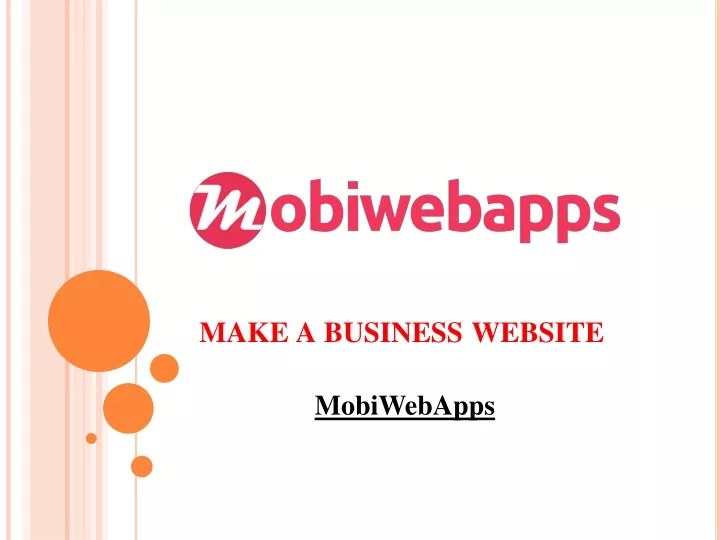 make a business website
