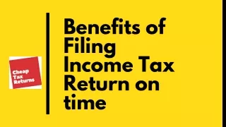 Cheap Tax Return Services