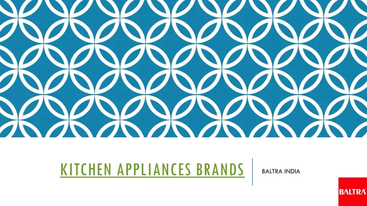 kitchen appliances brands