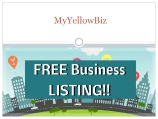 MyYellowBiz - Business Listing