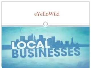 eYelloWiki - Business Listings