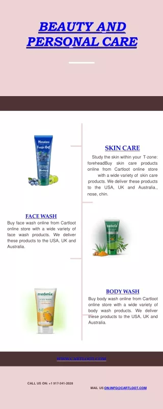 beauty and personal care