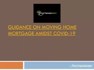 Moving Home Mortgage-Mortagagegen