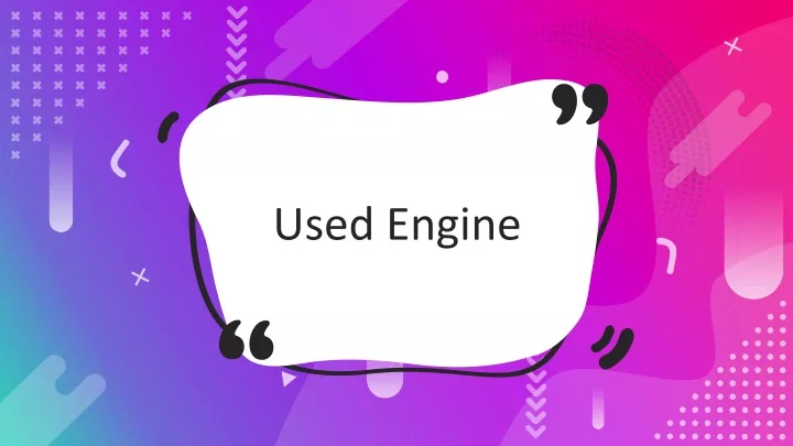 used engine