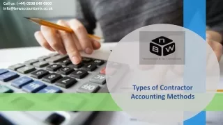 Types of Contractor Accounting Methods