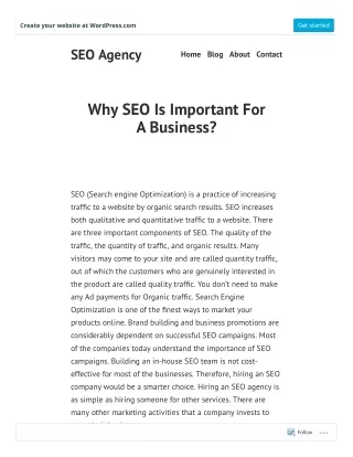 Why SEO Is Important For A Business?
