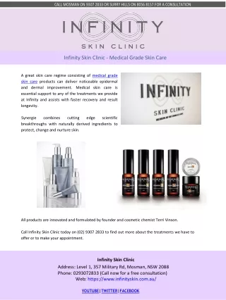 Infinity Skin Clinic - Medical Grade Skin Care