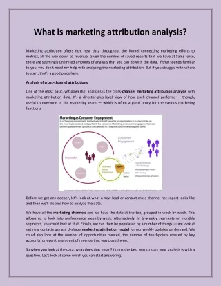 what is marketing attribution analysis
