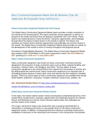 heavy construction equipment market size