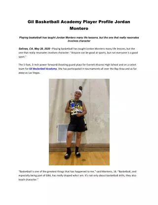 gil basketball academy player profile jordan