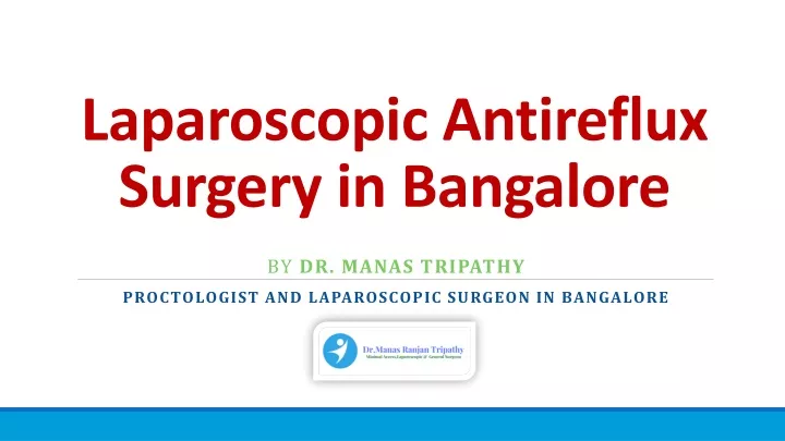 laparoscopic antireflux surgery in bangalore