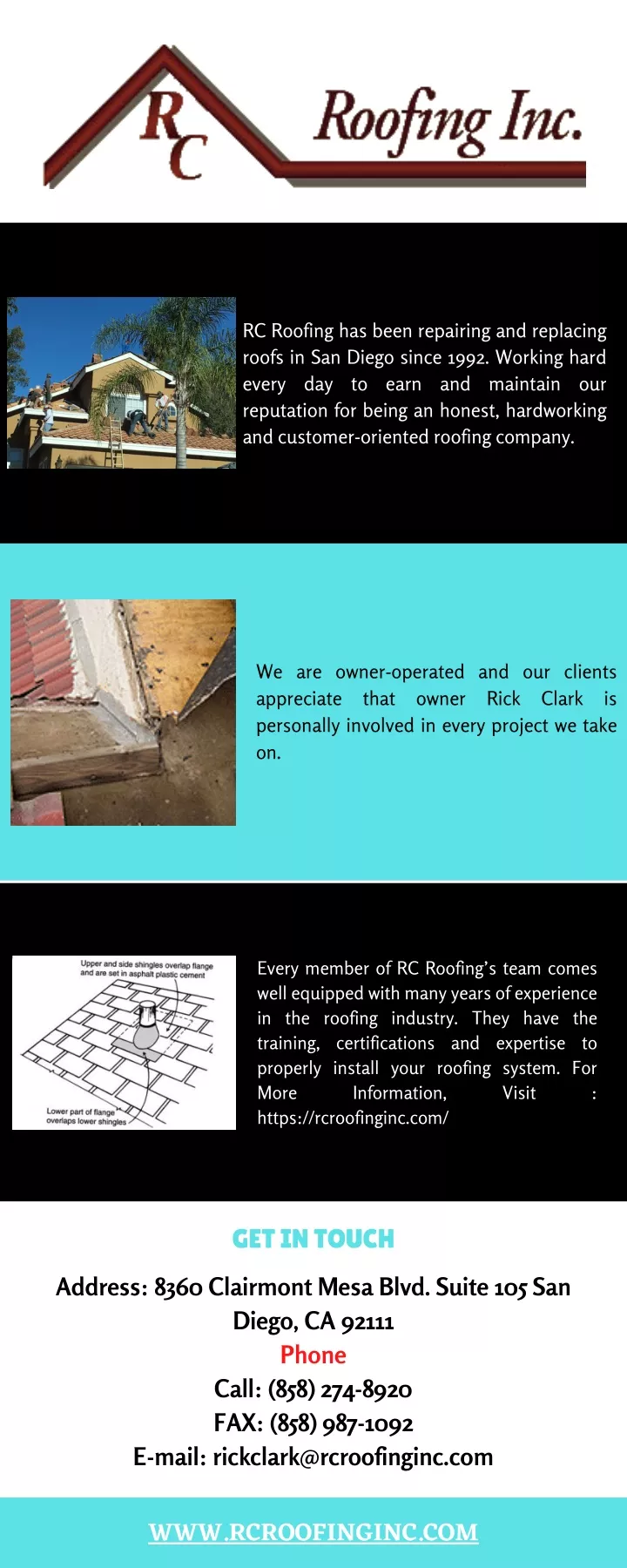 rc roofing has been repairing and replacing roofs