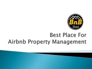 Best Place For Airbnb Property Management