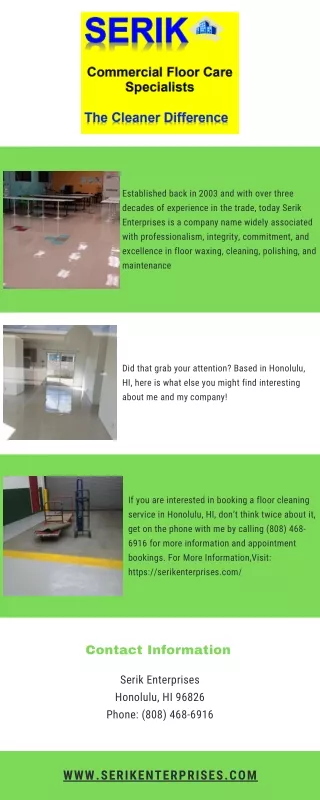 floor polisHIng service Honolulu HI