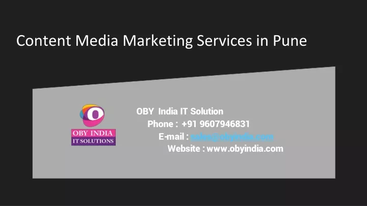 content media marketing services in pune