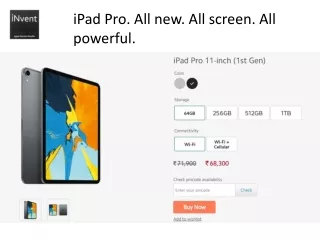 iPad Pro. All new. All screen. All powerful - iNvent