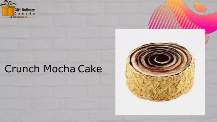 crunch mocha cake