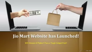 Jio Mart Website has Launched - Strong Competition for Amazon