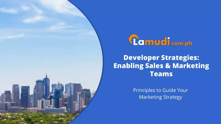 developer strategies enabling sales marketing