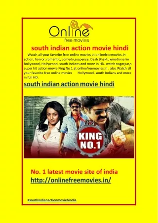 south indian action movie hindi