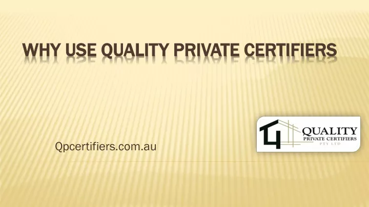 qpcertifiers com au