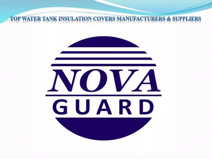 top water tank insulation covers manufacturers