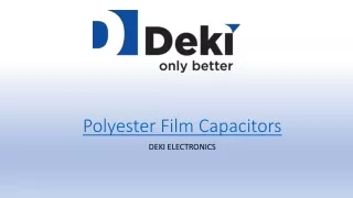 polyester film capacitors