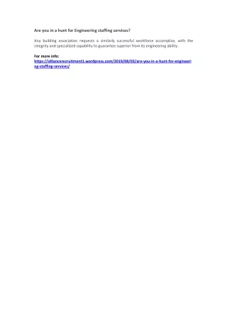are you in a hunt for engineering staffing