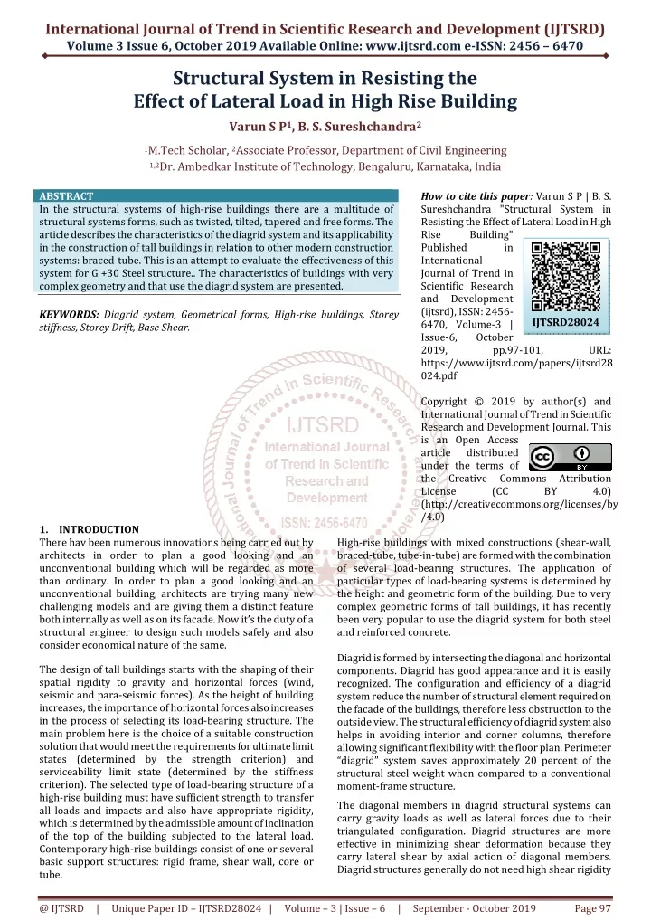 international journal of trend in scientific