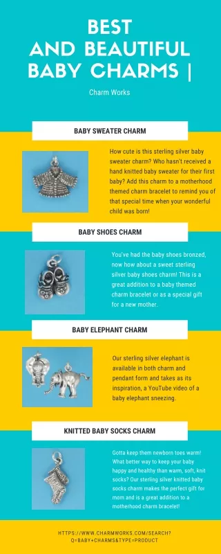 Best and Beautiful Baby charms |Charm Works