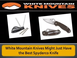 White Mountain Knives Might Just Have the Best Spyderco Knife