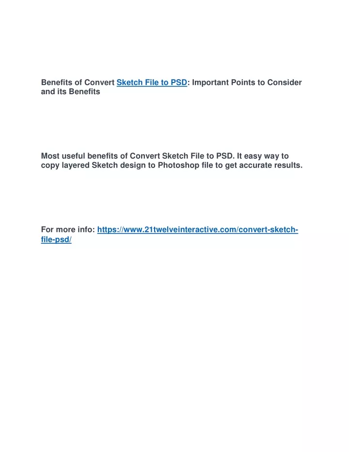 benefits of convert sketch file to psd important