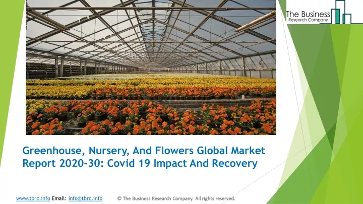 greenhouse nursery and flowers global market report 2020 30 covid 19 impact and recovery