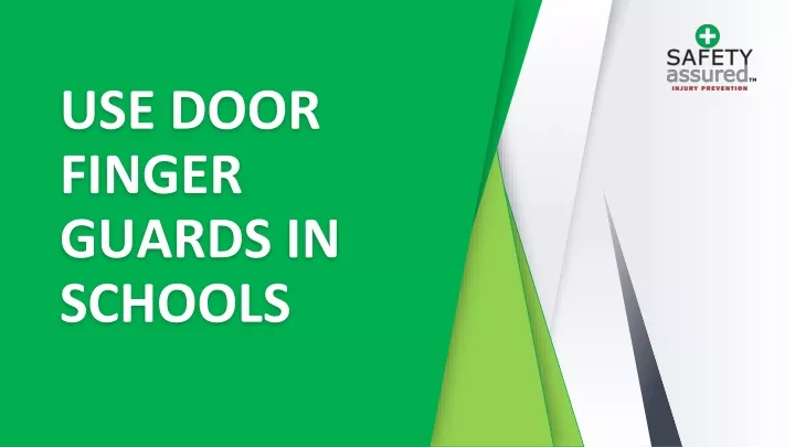 use door finger guards in schools