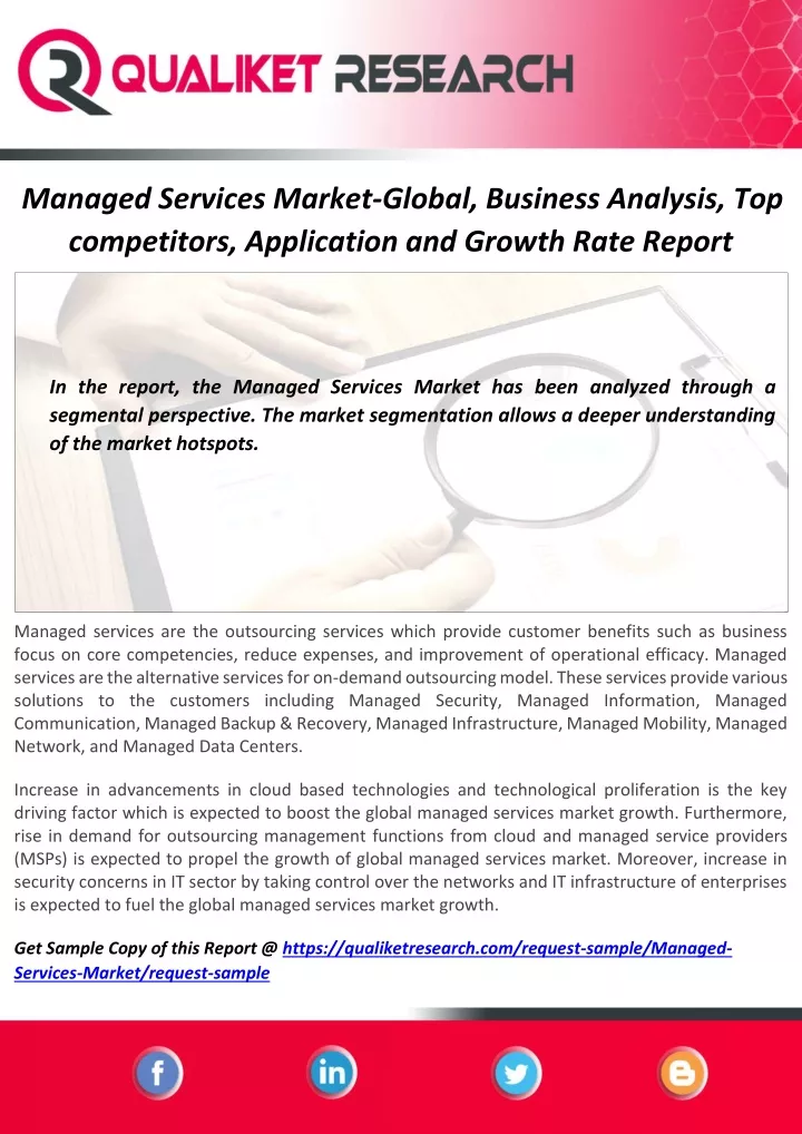 managed services market global business analysis