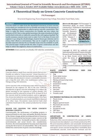 international journal of trend in scientific